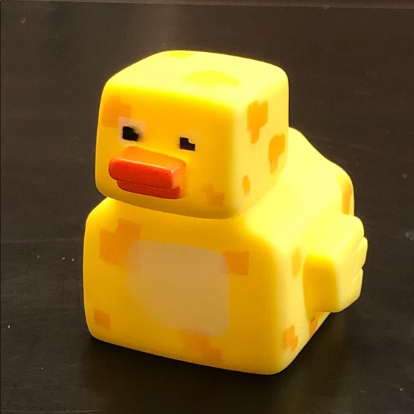 Other - Yellow Squared Duck Bath Toy - Kids Toys